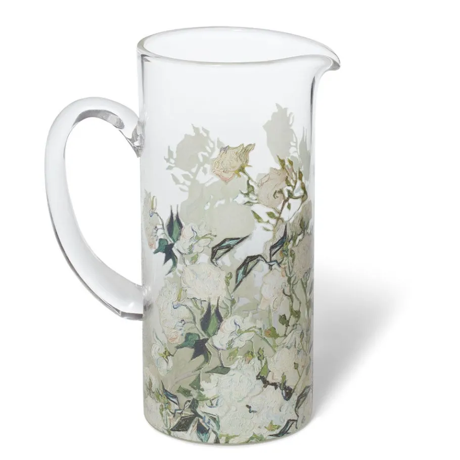 The Met Store Tableware*Van Gogh Roses Glass Pitcher
