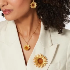 The Met Store Pins & Brooches*Van Gogh Sunflower Brooch