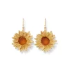 The Met Store Earrings*Van Gogh Sunflower Drop Earrings