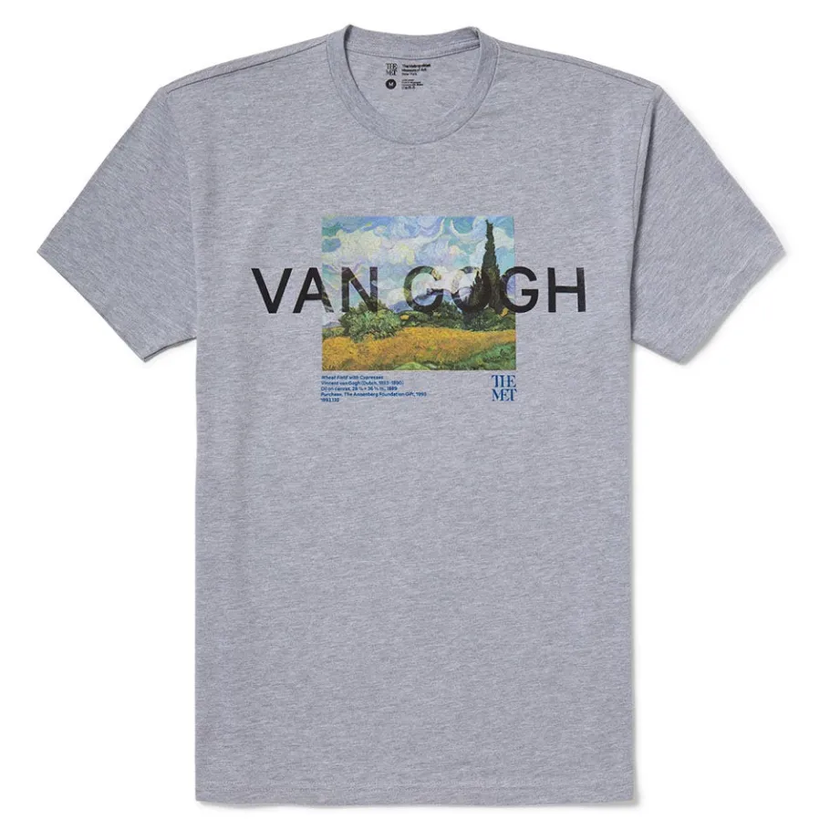 The Met Store Clothing*Van Gogh Wheat Field With Cypresses Unisex Tee