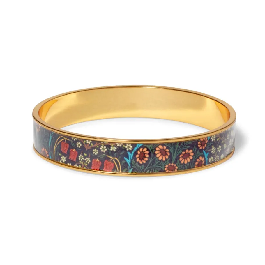 The Met Store Bracelets*William Morris Blackthorn Enamel Bangle