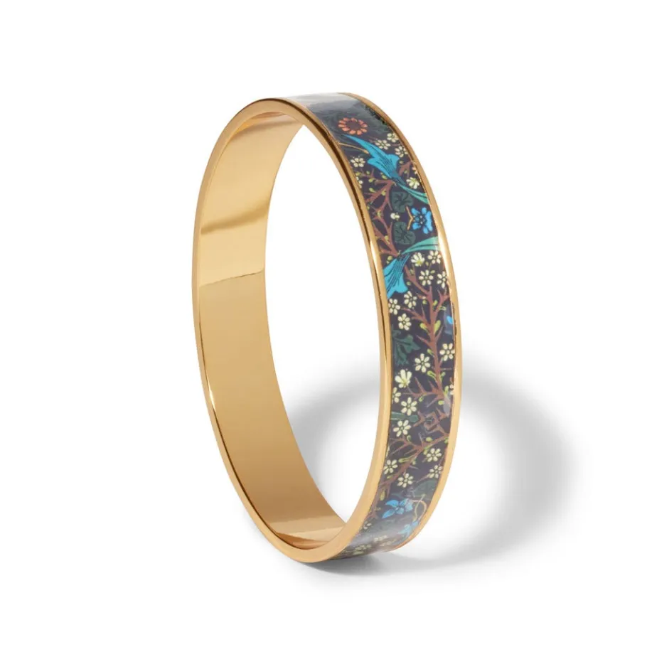The Met Store Bracelets*William Morris Blackthorn Enamel Bangle
