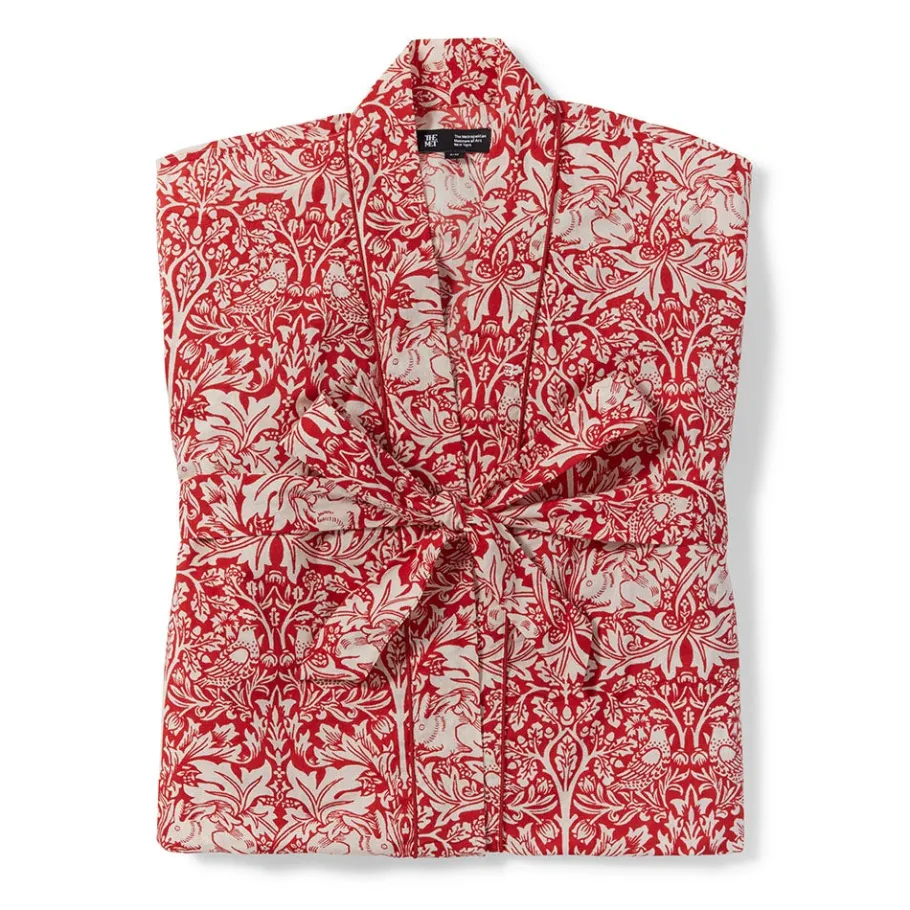 The Met Store Clothing*William Morris Brother Rabbit Unisex Cotton Robe