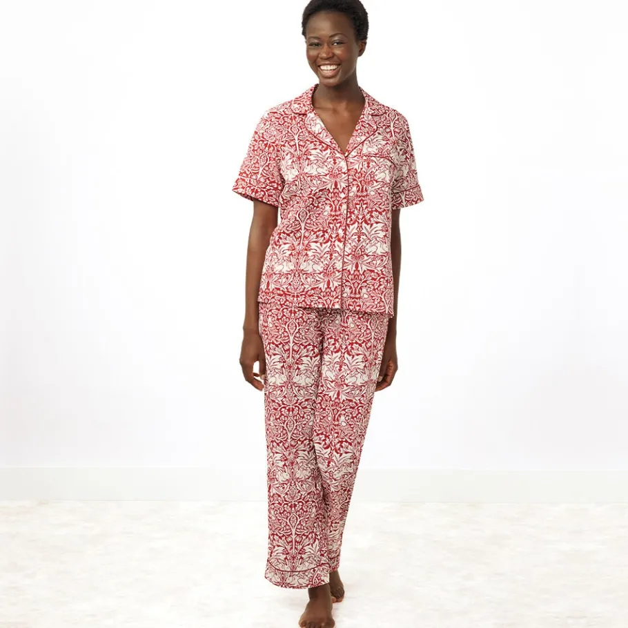 The Met Store Clothing*William Morris Brother Rabbit Women's Cotton Pajamas