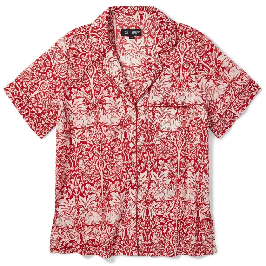 The Met Store Clothing*William Morris Brother Rabbit Women's Cotton Pajamas