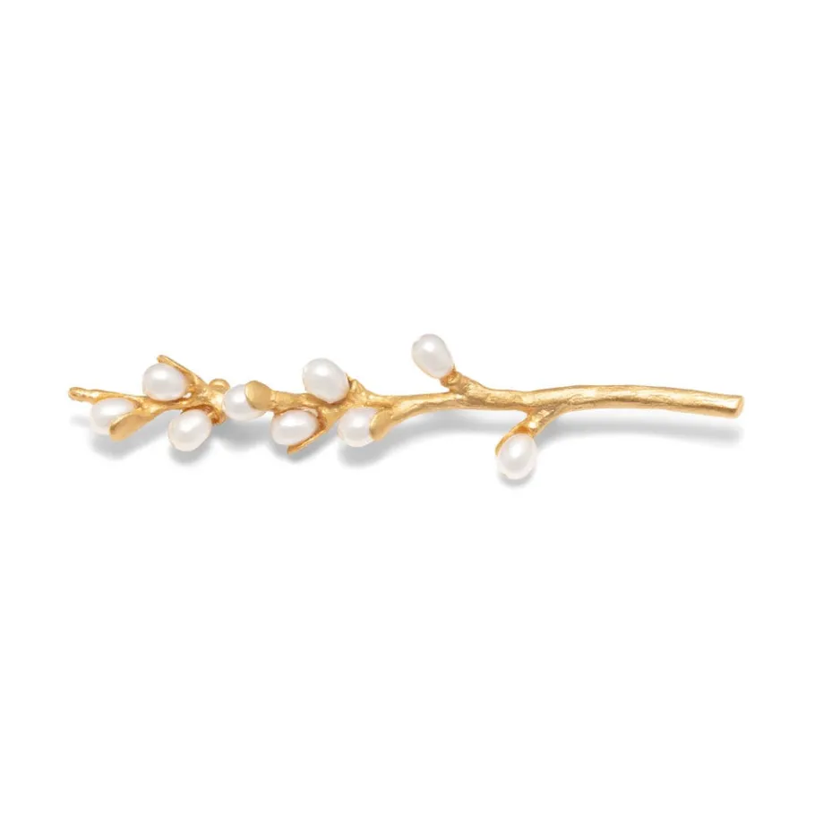 The Met Store Pins & Brooches*Willow Catkins Pearl Brooch