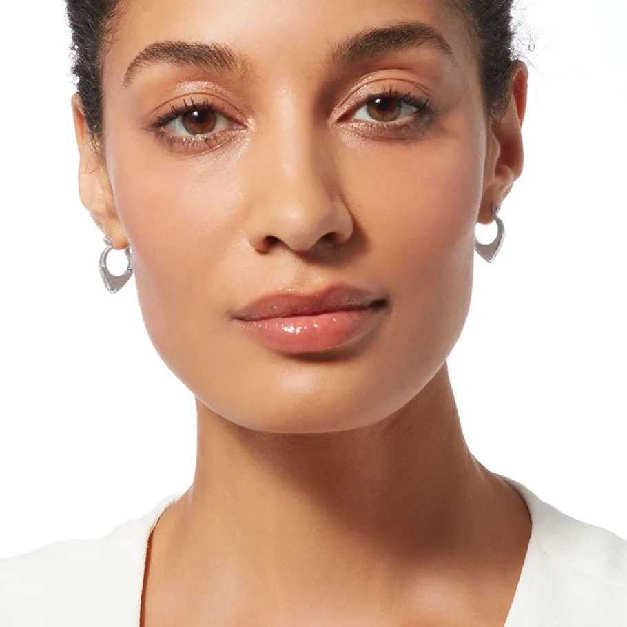 The Met Store Earrings*Wrapped Chevron Huggie Earrings